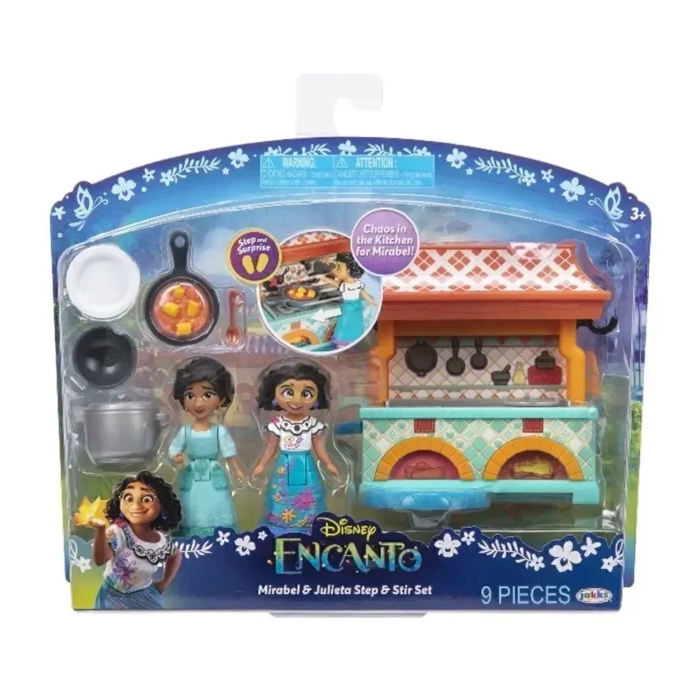 Girls Encanto Disney Mirabel & Julieta Step & Stir Doll 9- Piece Play Set & Bag